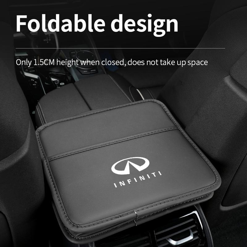 Car Seat Storage Bag Chair Back Water Cup Tissue Storage Box For Infiniti FX35 QX60 QX70 QX80 QX50 QX30 Q70L Q60 Q50 Q60S Q30 VV111