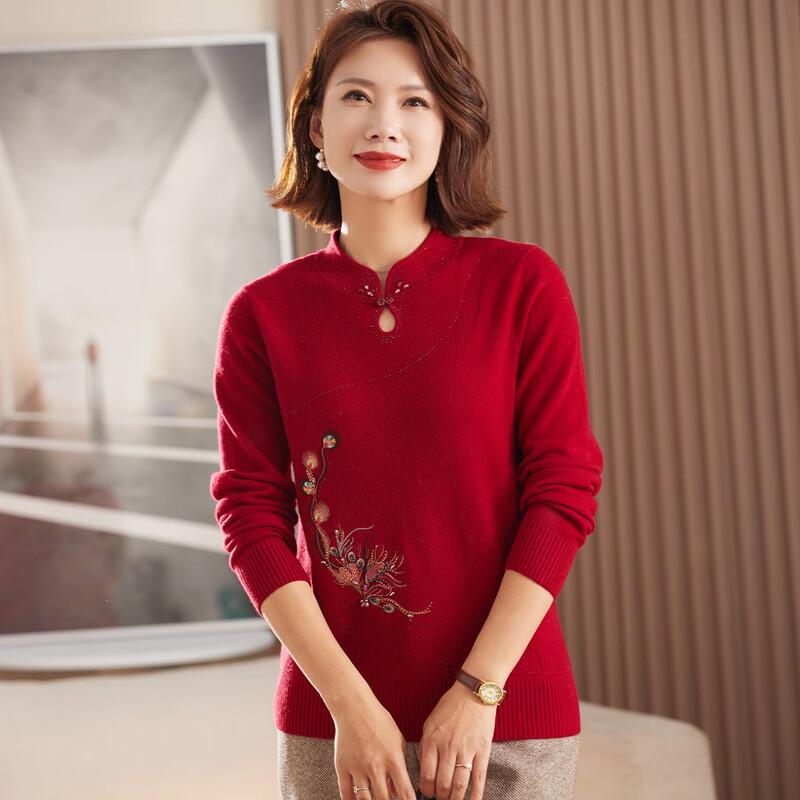 Jianhu Women's 100% Pure Wool Winter Sweater