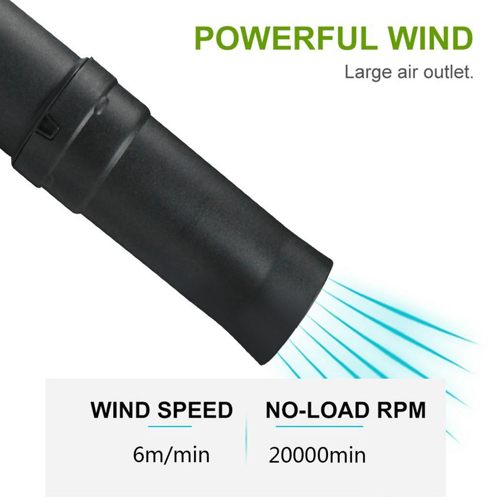 100-240V 20000RPM Industry Electric Air Blower Cordless Collector Dust Leaf Blowing Tool