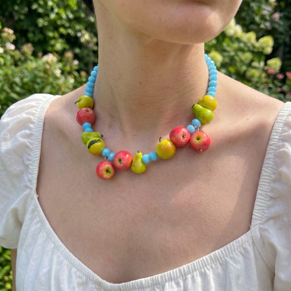Colorful Beads Multi Layer Choker Stackable Bohemian Collarbone Chain Vacation