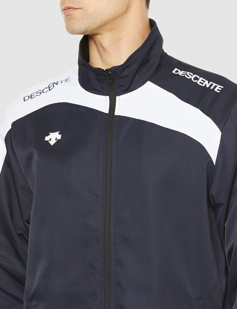 Descente Windbreaker Windproof and Size DNVY L Men's Set, Warm,