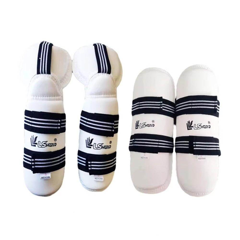 PU Leather Taekwondo Protective Gear Shin Guard Fighting Arm Guards  Muay Thai
