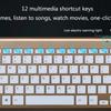 2pcs/Set Wireless Keyboard + Mouse Mini Multimedia Keyboard Mouse Kit