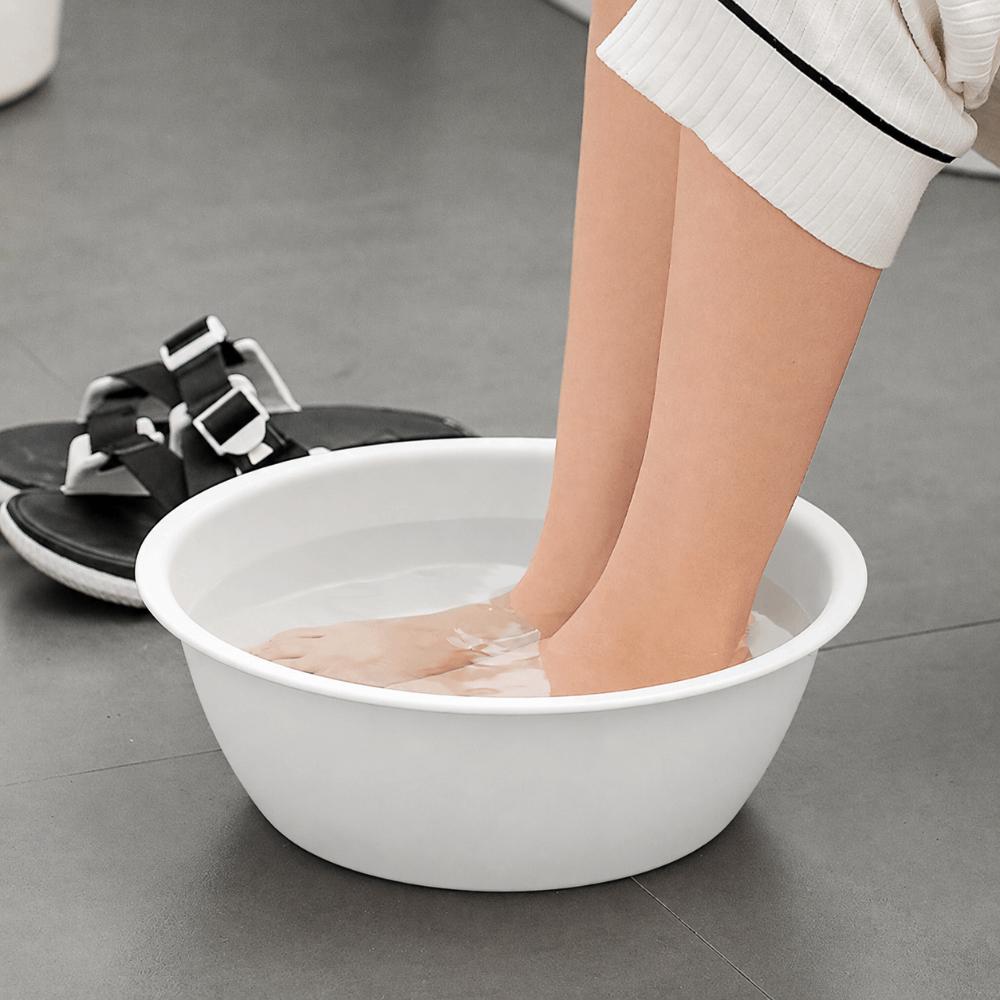 Plastic Washing Bowl Thickened Wash Basin Practical Face Wash Basin Home