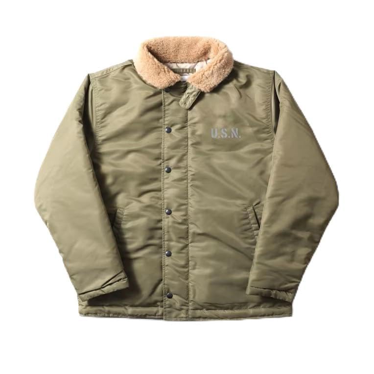 Houston Nylon Deck Jacket 51459 Olive Drab N-1