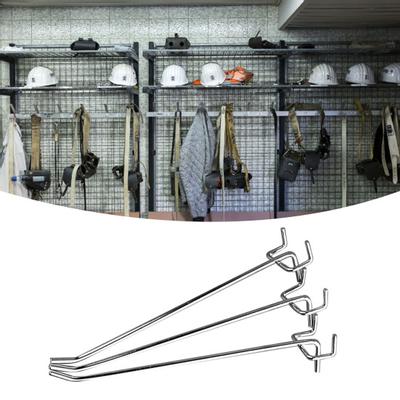 10Pcs Pegboard Hooks Professional Heavy Duty Iron Easy Installation Wall Mount Hanging Tools for Workshops Garages