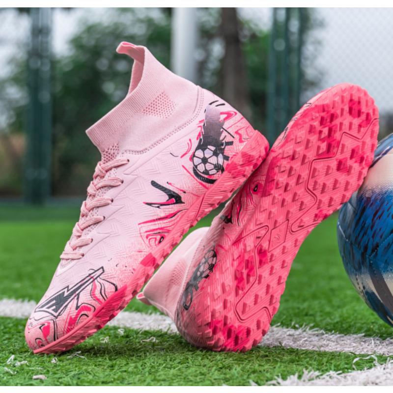 Adult Cr7 Football Shoes Men'S High-Top Ag Long Nails Student Broken Nails Game Training Broken Nails Football Shoes