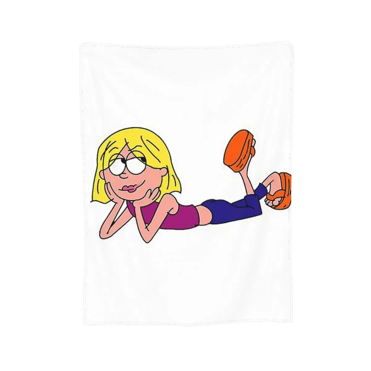 

Одеяло с рисунком Лиззи Макгуайр, мягкое теплое фланелевое одеяло, покрывало для кровати, гостиной, пикника, путешествия, домашнего дивана 75x100cm 30x40in