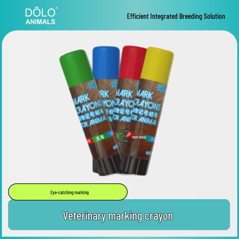 

Livestock Marking Crayons & Swine Paintbrushes for Veterinary Use Red 24-pack