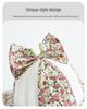 Blumen Schleife Baby Sonnenhut mit breiter Krempe und winddichtem Design