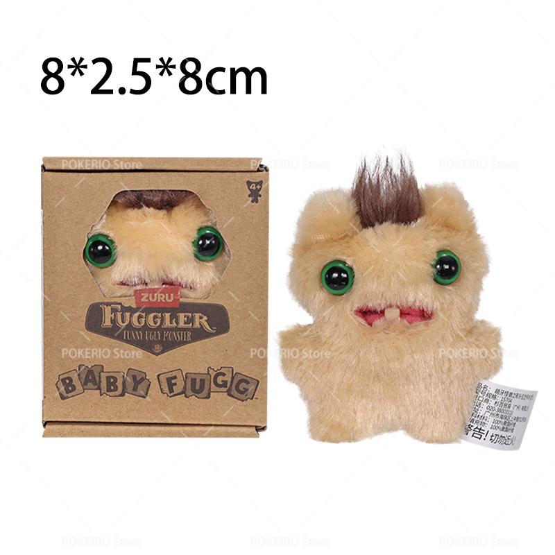 Hot Fuggler Teeth Monster Plush Doll Little Monsters Baby Series Funk Teeth Treasure Ugly Monster Collectible Toys Holiday Gifts