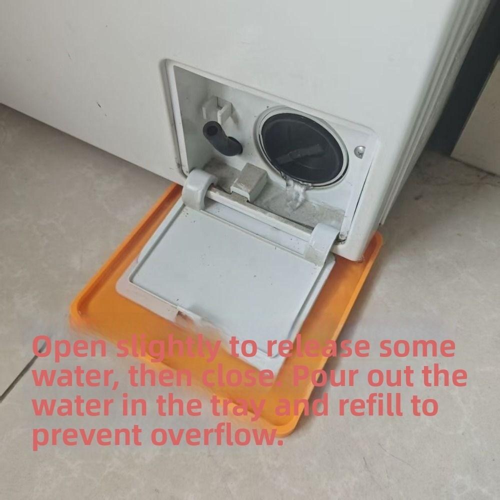 Überlaufschutz Waschmaschinen-Ablauf-Führungsschale Auslaufsichere Wasserauffangbox Waschküche