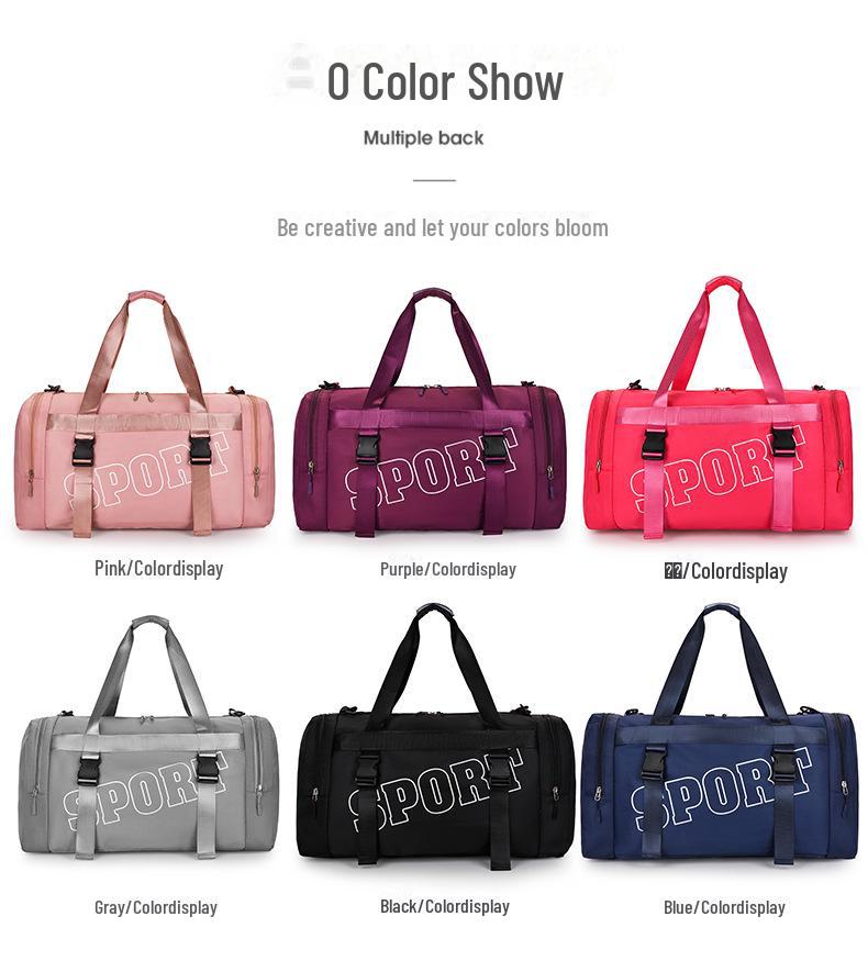 Unisex Sports Duffel: Wet/Dry Separation, Large Capacity, Ideal for Gym, Travel, and Swimming