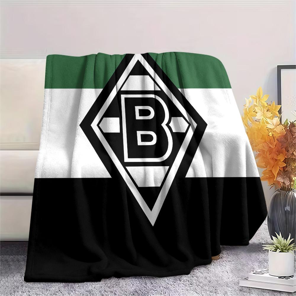 Borussia Print Flannel Blanket, High quality Comfortable for All Seasons, Home Decor, Warmth and Comfort, Perfect for Christmas Gifts