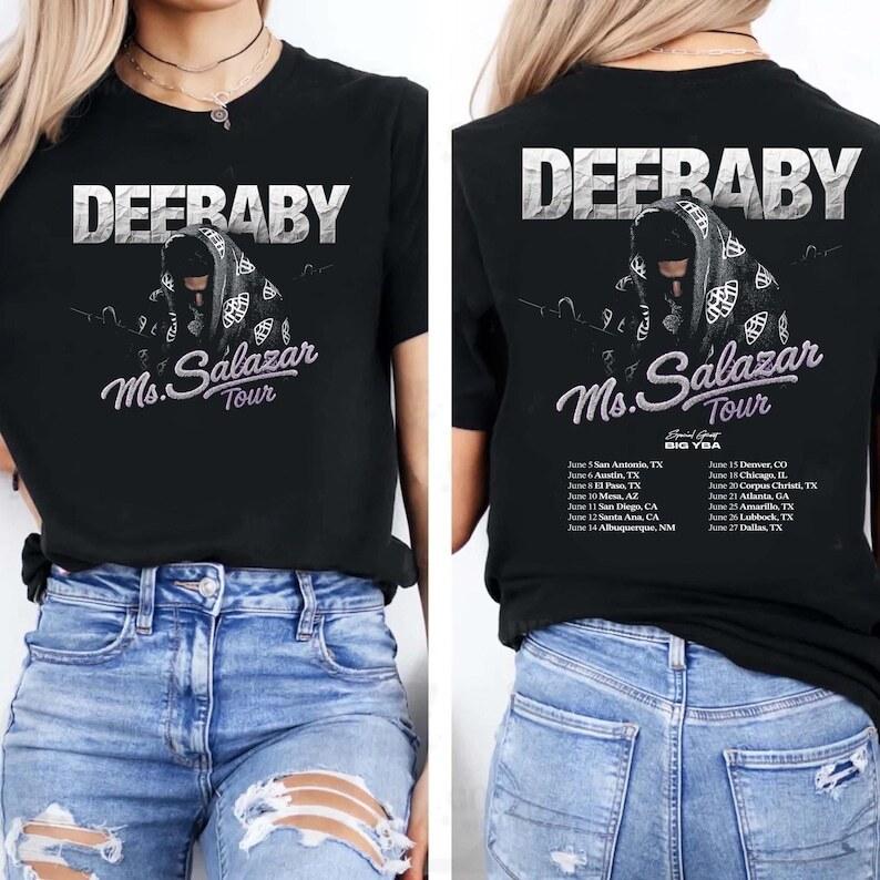 DEEBABY 2025 Tour tee Unisex T-Shirt XXXL
