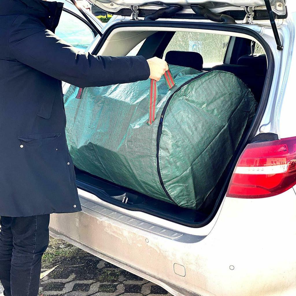 Green Garden Leaf Storage Bag with Lid - Agricultural and Forestry Use