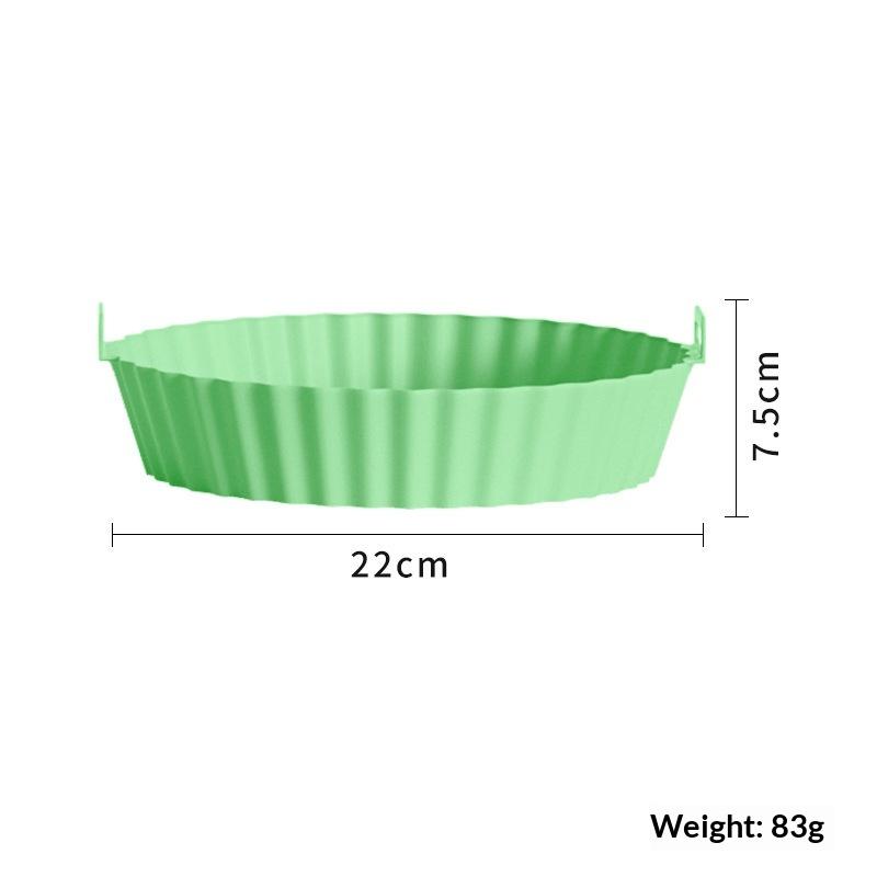 1/3/6Pcs 450°F Silicone Non-Stick Dual Texture Dishwasher Safe Crispy/Steam Cooking Baking Tray Air Fryer Mats