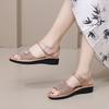 Summer Outdoor Sandals for Women's Work Shoes Thick Soled Midsole Anti Slip and Wear-resistant Women's Sandals