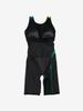 Speedo Triangle Loosen Kneeskin Fitness Size M Women's Swimsuit, Green,