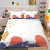 Simple Wind Quilt Cover Pillowcase Two Or Three-Piece Set Painted Series Digital Printing Polyester