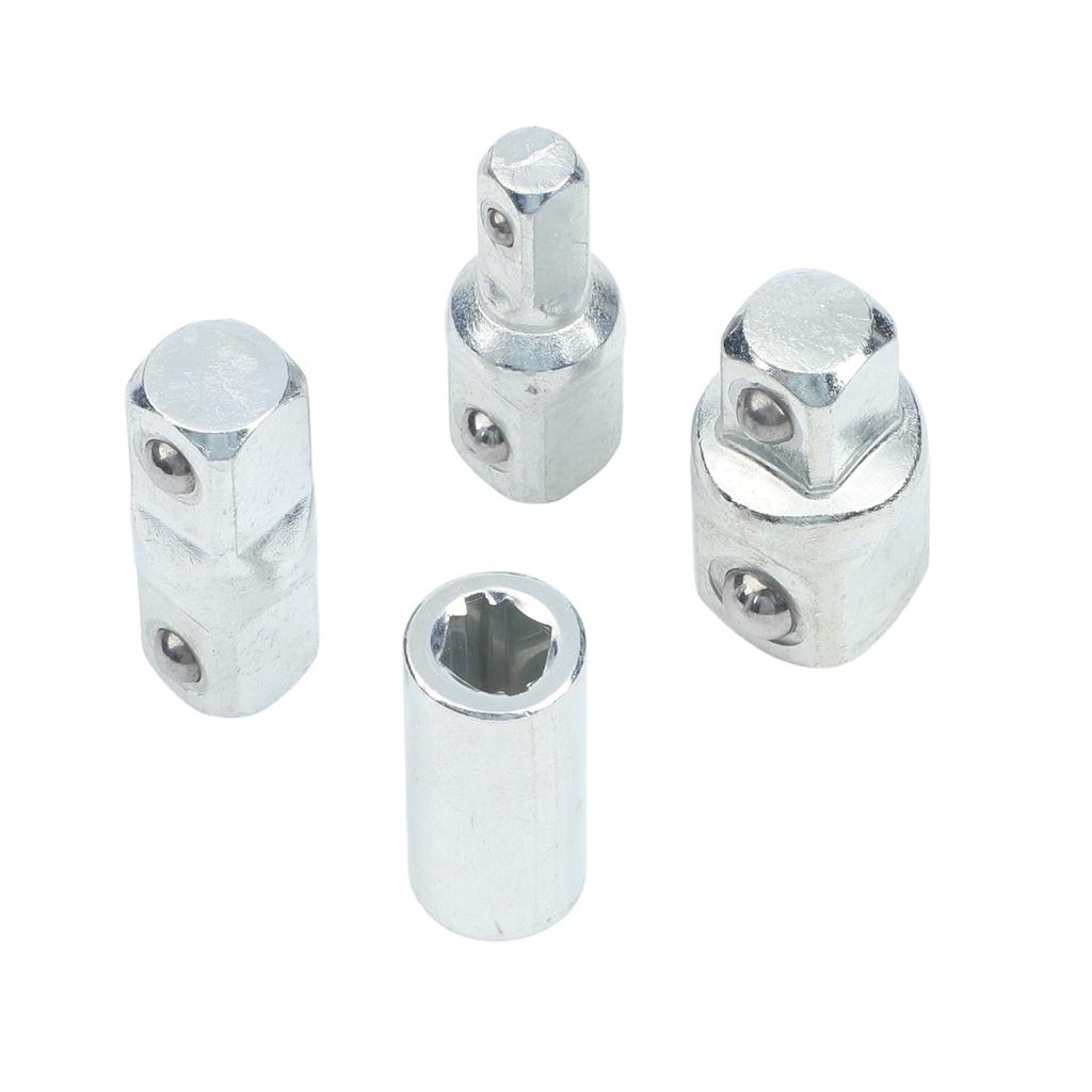 Chrome Vanadium Alloy Steel Ratchet Wrench Adapter Socket Converter Set