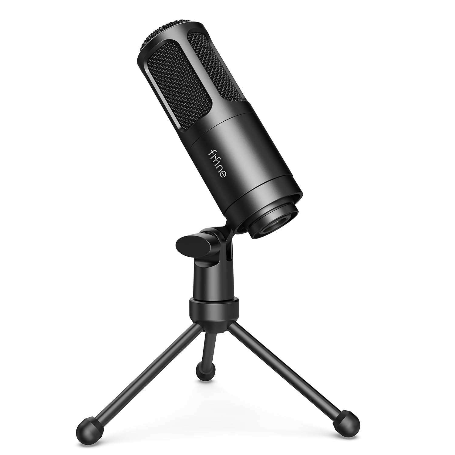 

FIFINE K669D XLR Динамічний, Сумісний з аудіомікшерами та аудіо для роботи з голосом зі та для стрімінгу на ПК Мікрофон, Односпрямований, Стійка, чорний