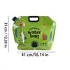 Portable Water Bag Extra Thick Camping Storage Outdoor Handheld Mountaineering Folding Travel Large Capacity