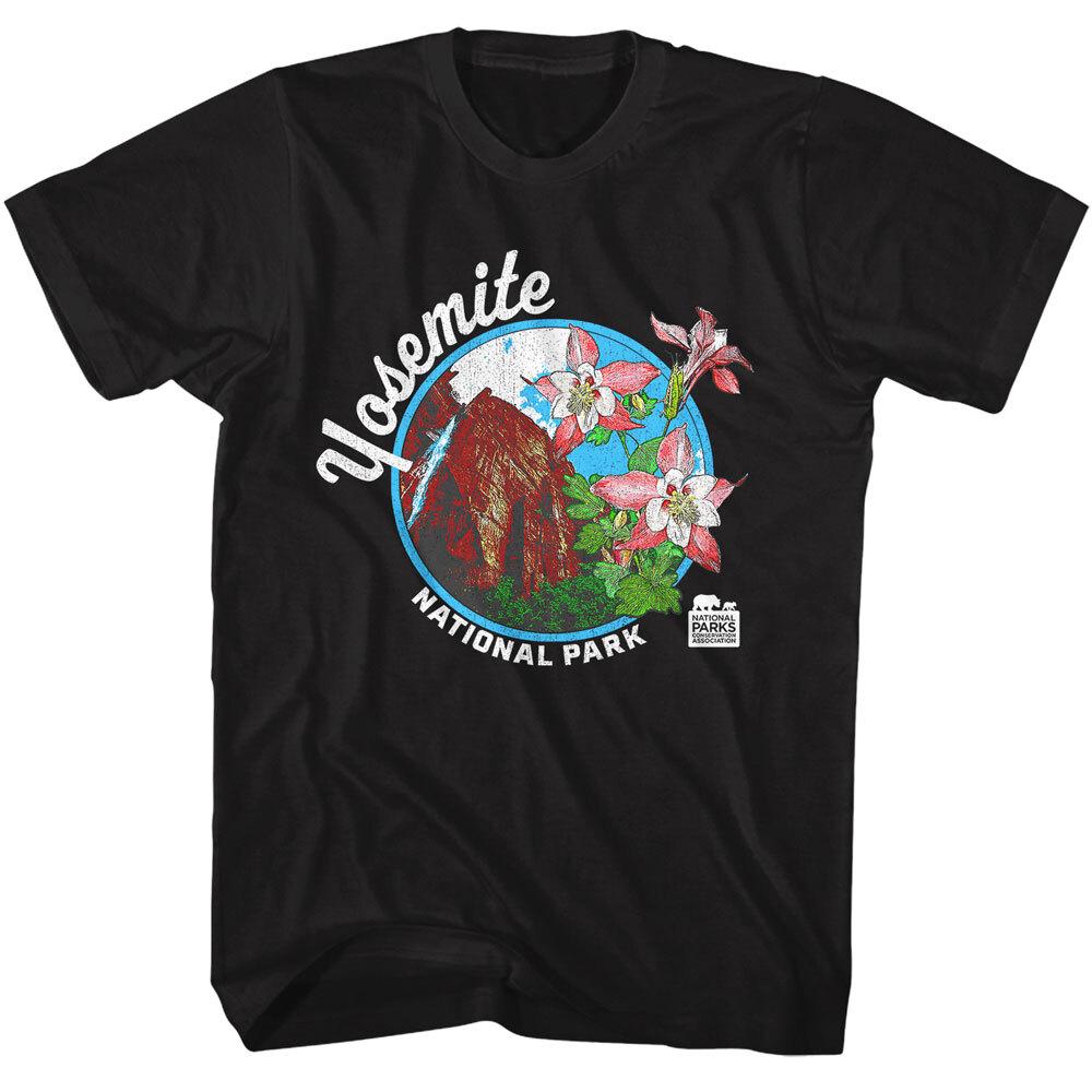 United States Yosemite National Park Columbine Flower California Men T Shirt XL