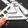 Stainless Carpenter Square Angles Ruler With Angles Measurement Level Detection And Line Marking For Construction