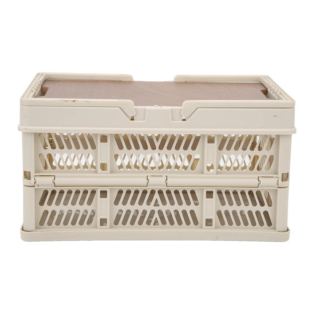 Camping Picnic Basket Foldable Large Capacity Multifunction Handheld Camping Storage Basket Camping Storage Box