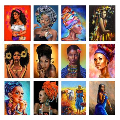 DIY Diamond Painting Girl Woman 5D Full Drill Diamond Embroidery Flowers Cross Stitch Mosaic Crafts Kit Home Wall Decor Gifts