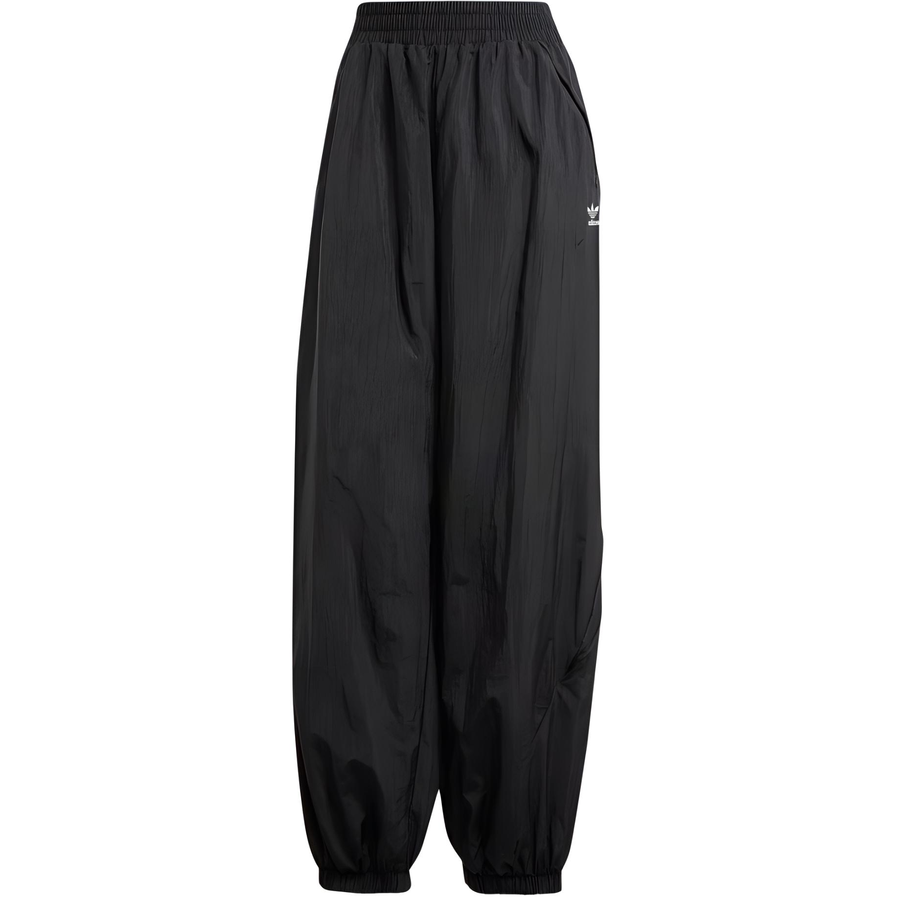 adidas Originals Women s Wide Leg Woven Track Pants Black IW5487 M