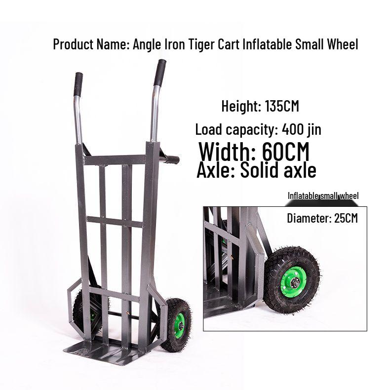 Heavy-Duty Tiger Two-Wheel Hand Trolley Truck