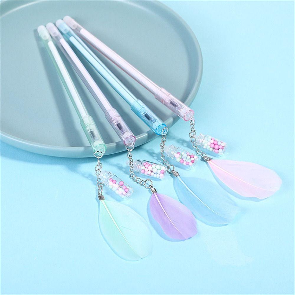Lovely Sweet for Girl Student Bear Stationery Signature Pen Pendant Pen Gel Pen Erasable Pen