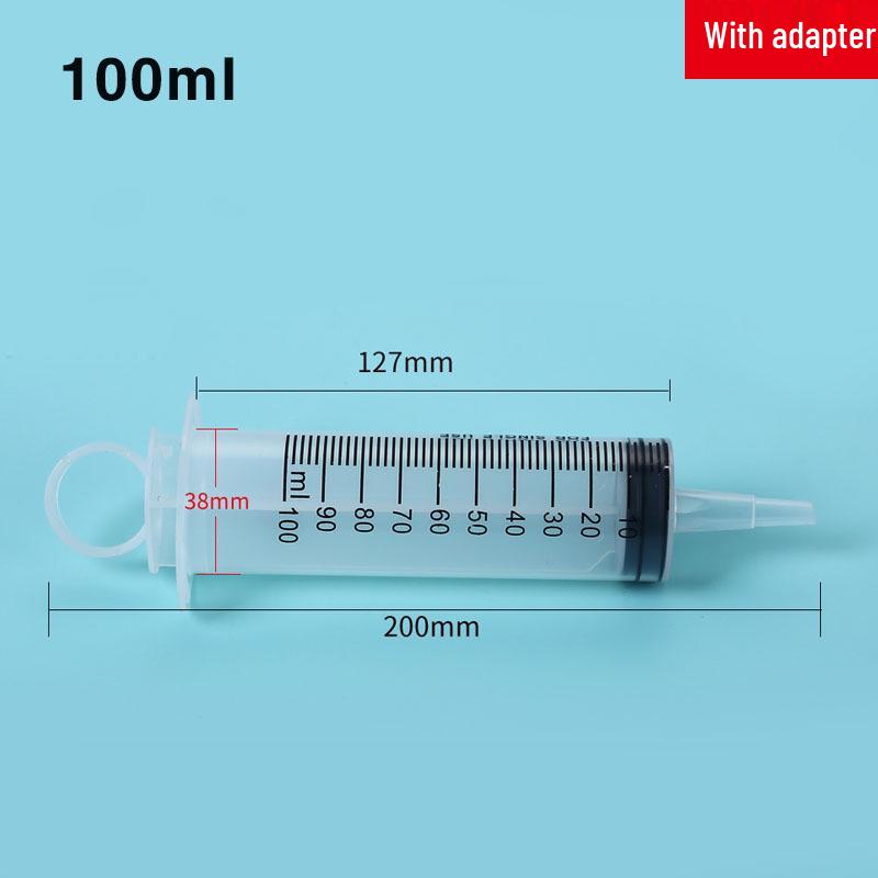 Large Capacity Disposable Syringe for Liquid and Food Feeding, Medical Enema, and Nasal Flushing