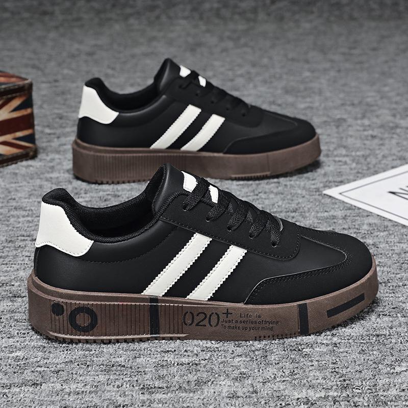 Men's shoes 2025 spring new trend platform versatile casual fashion men's low-top Korean version breathable sports shoes