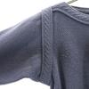 YVES SAINT LAURENT 80s 90s Old Long sleeve sweater M Blue knit Women Used