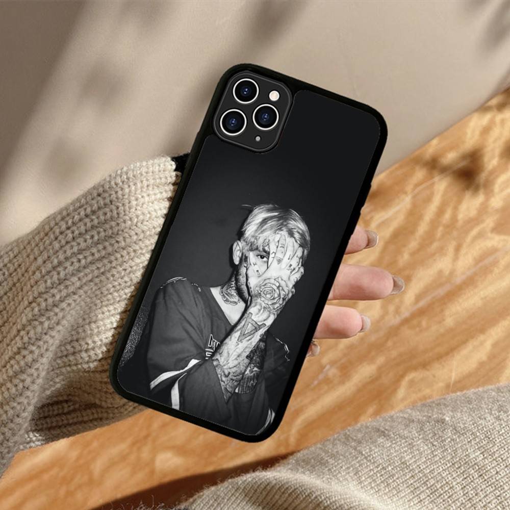 Lil Peep Hellboy Love PC+TPU Phone Case For iPhone 17 16 15 14 13 12 11 Pro Max Plus Kawaii Cartoon Cover