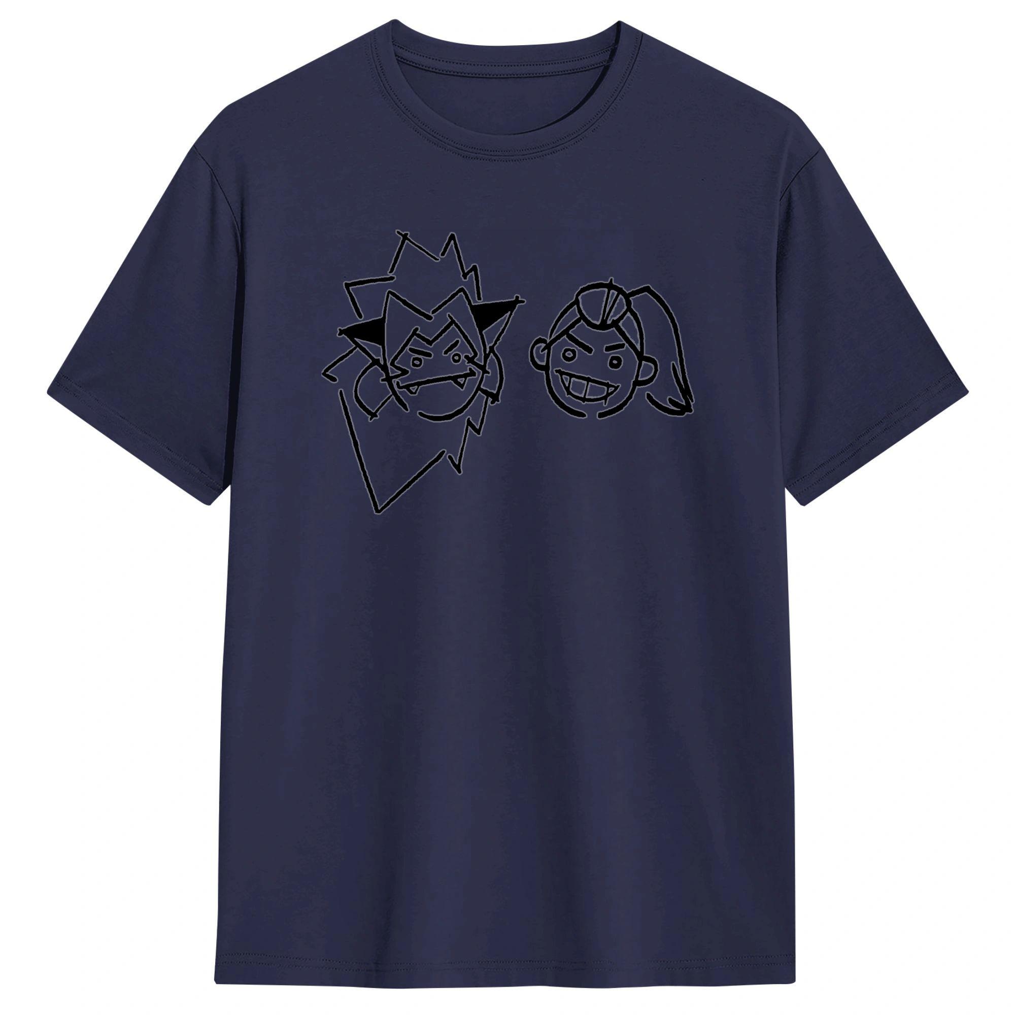 

Summer Catra and Adora drawings on the wall Hippie TShirts Cotton Tshirt for Mens Y2K Casual Short Sleeve Tees 4XL