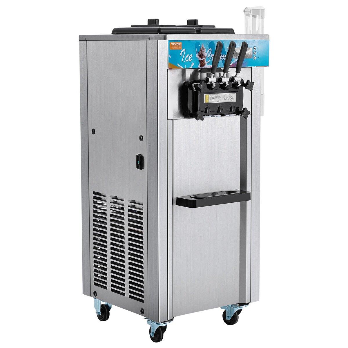 Machine à glace à l'italienne commerciale 21-31 L/H Rendement 3 saveurs