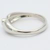 Used TIFFANY&Co. Ring Double teardrop EU#51.5 Pt950Platinum/diamond 4.9g Platinum 1PD