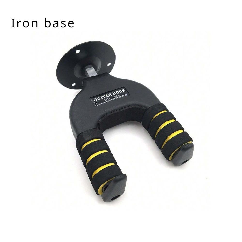 1 Guitar Hook Wooden Base, Made Of Sturdy And Durable Plastics Material.