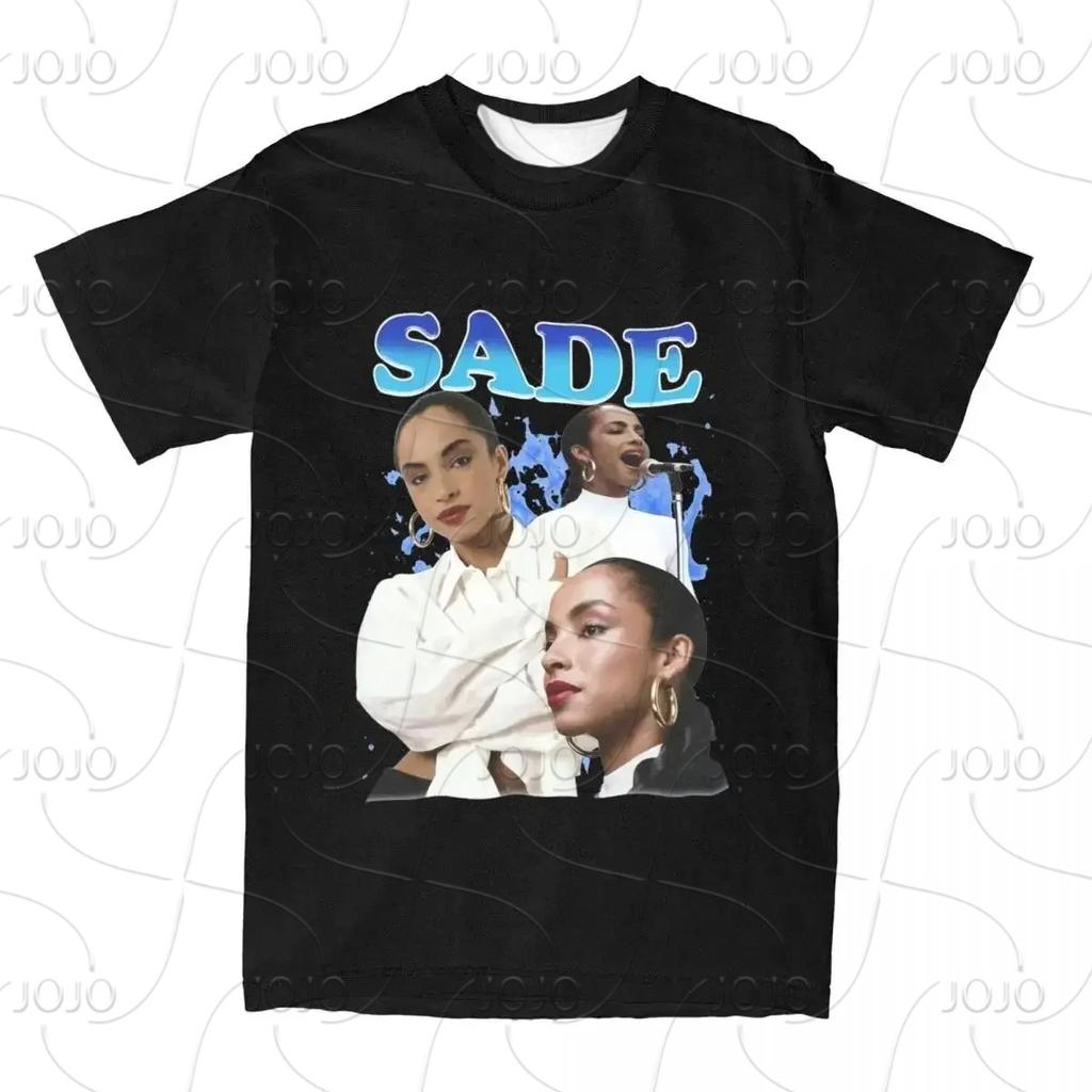 SADE Y2K Vintage Harajuku Oversized T-Shirt Men Women Goth Casual Hip-hop Streetwear Top Real Casa Tennis Club Design