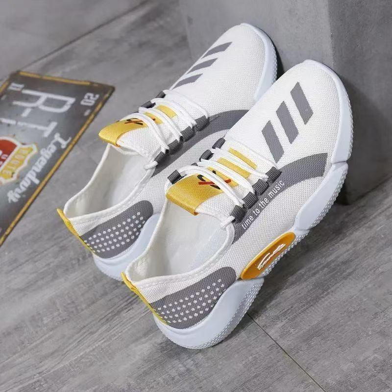 Teen Men's Trendy Sports Running Shoes - Casual Cloth Sneakers for Spring, Summer, Autumn