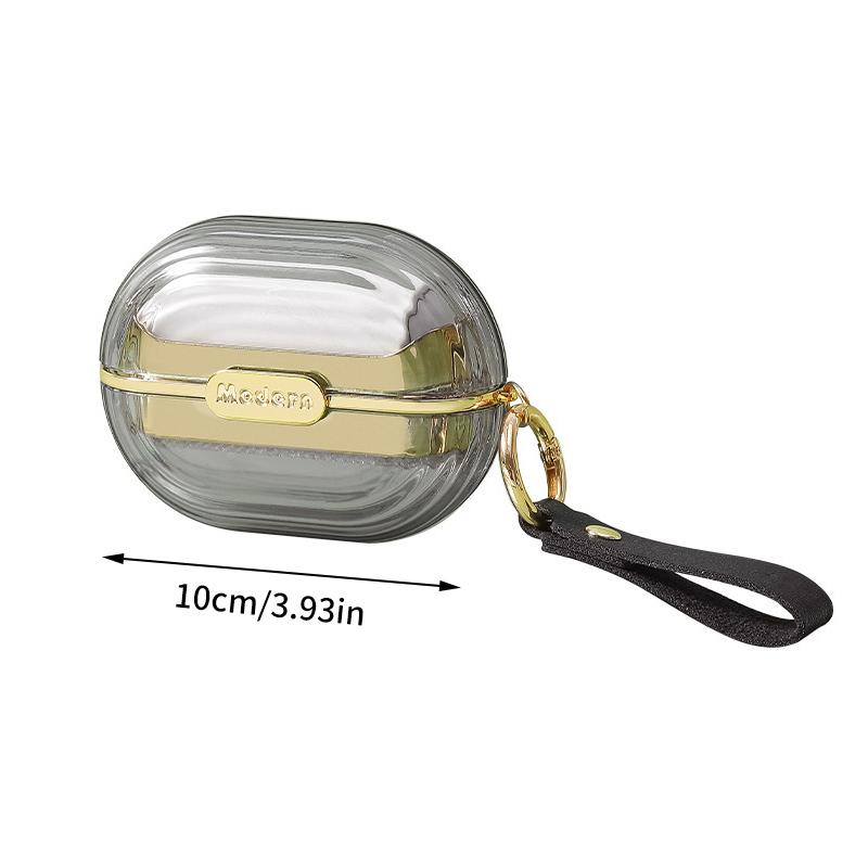 New Transparent Fashion Double Head Lint Roller Removable Roller Dust Paper With Lid Mini Portable Clothing Bag Lint Roller