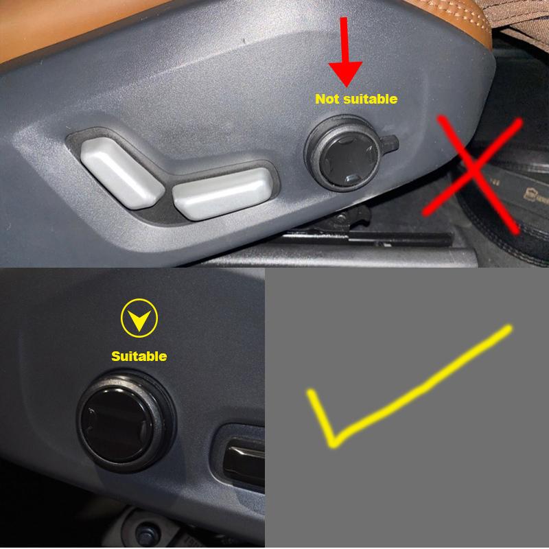 Car Accessories for Volvo Xc60 S90 V90 Xc90 S60 V60 Seat Adjustment Electric Decorative Cover Key Box Car