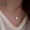 Minimalistisk Kjærlighet Halskjede Elegant kragebein anheng Hjerteform Lett krage halskjede Dame Halskjede