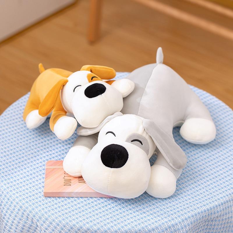 Cute Soft Dog Throw Pillow Plush Toy Doll Puppy Dog Doll Children Accompany Soothing Doll