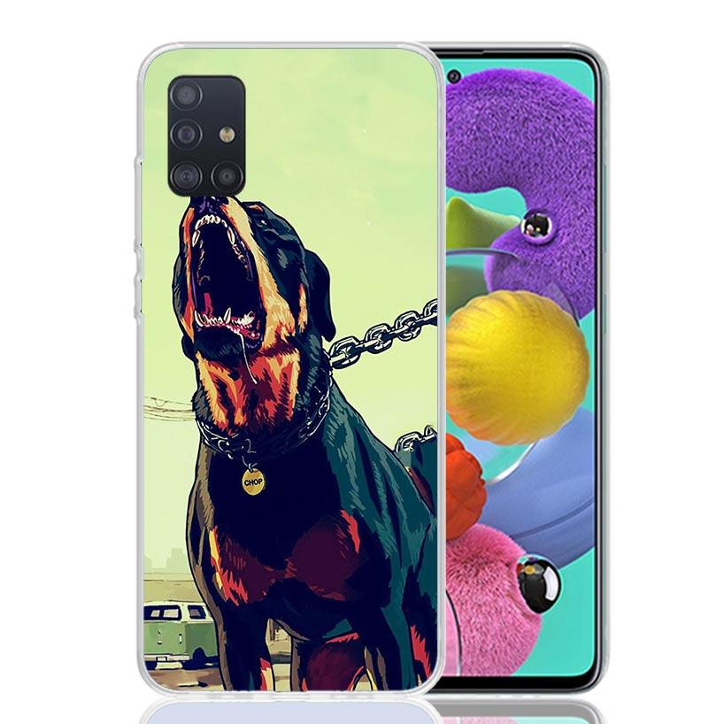 Rottweiler Dog Case Phone Cover for Samsung Galaxy A52 A51 A50 A42 A32 A22 A12 A02S A72 A71 A70 A41 A31 A21S A40 A30S A20E A10S
