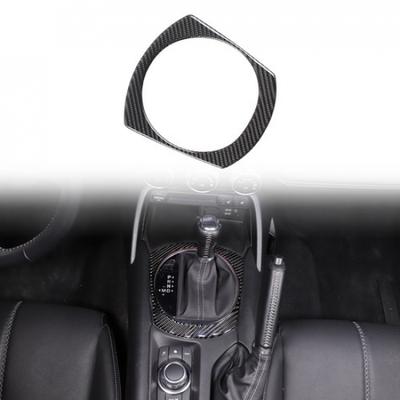Soft Carbon Center Gear Trim Sticker For Mazda MX-5/Fiat 124/Abarth 124 AT 16+